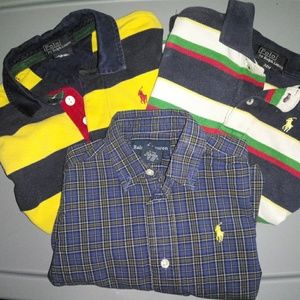 ⚡boys polo by ralph lauren collar shirt bundle